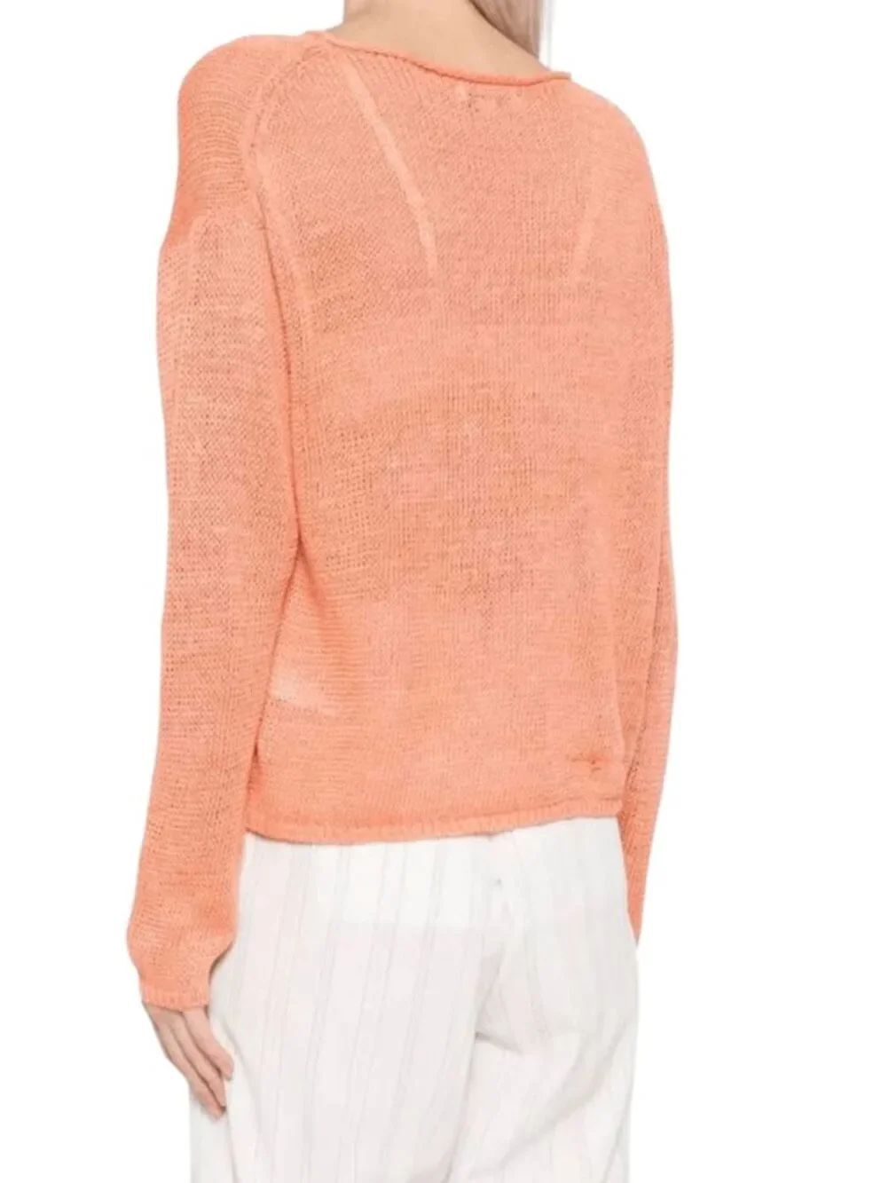NWT GIANNI VERSACE Codice Sheer Long Sleeve Size Large